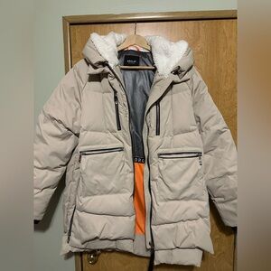 Orolay 092 Universe Women’s Thickened Down Jacket – Beige – Size L